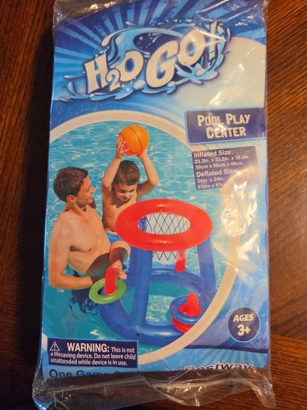 H2O GO! Kids Pool Play Center - Blue & Red
